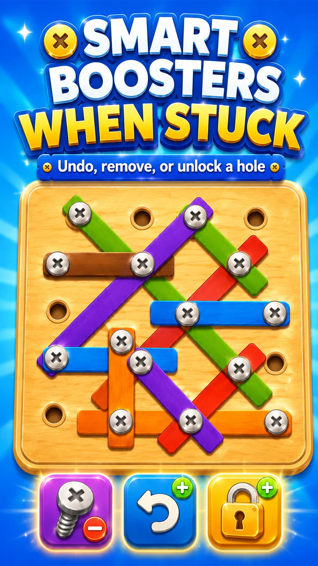 Screw & Bolts: Wood Puzzle screenshot