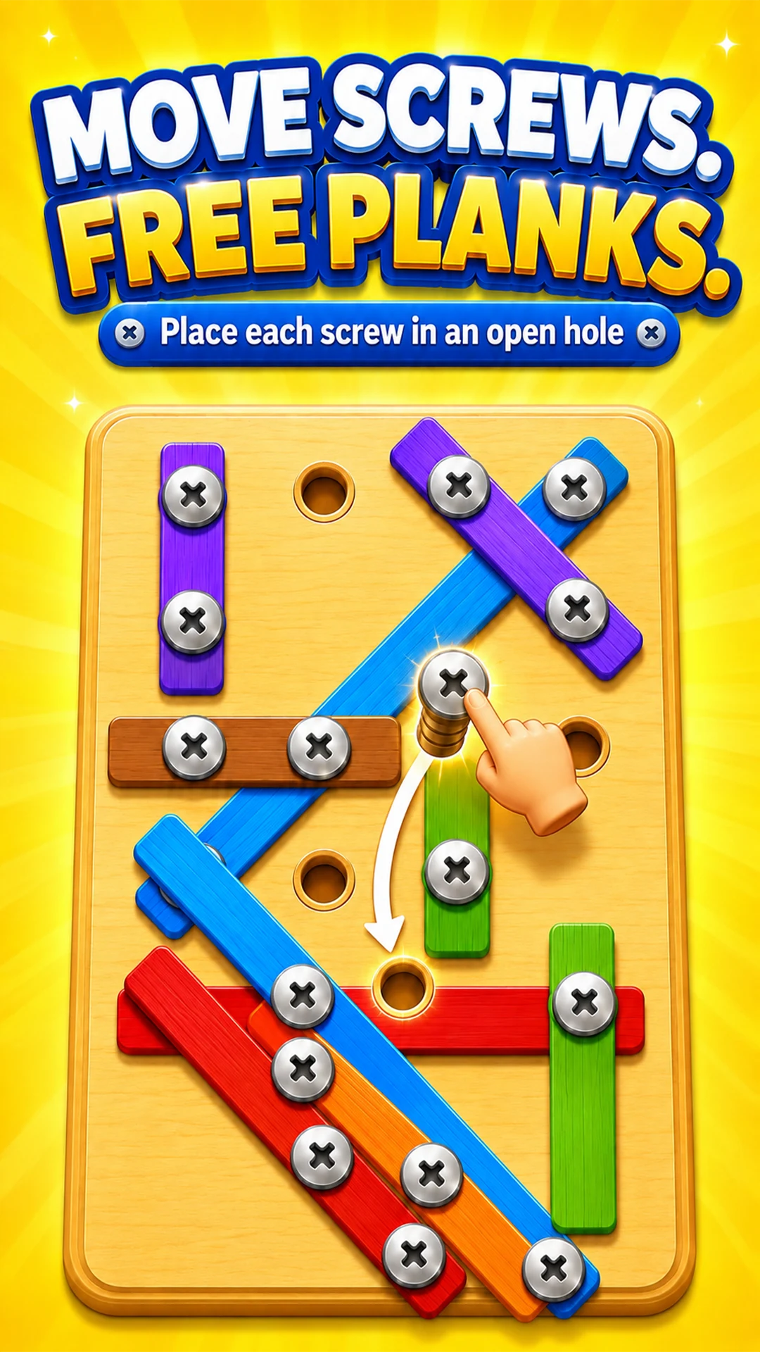 Screw & Bolts: Wood Puzzle screenshot