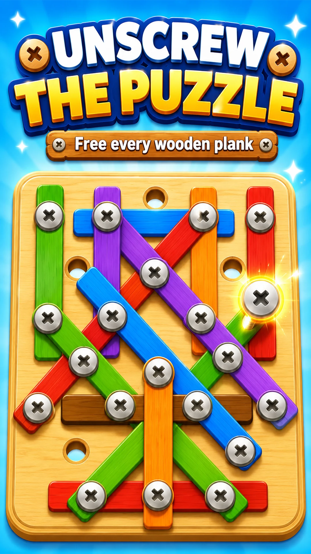 Screw & Bolts: Wood Puzzle screenshot