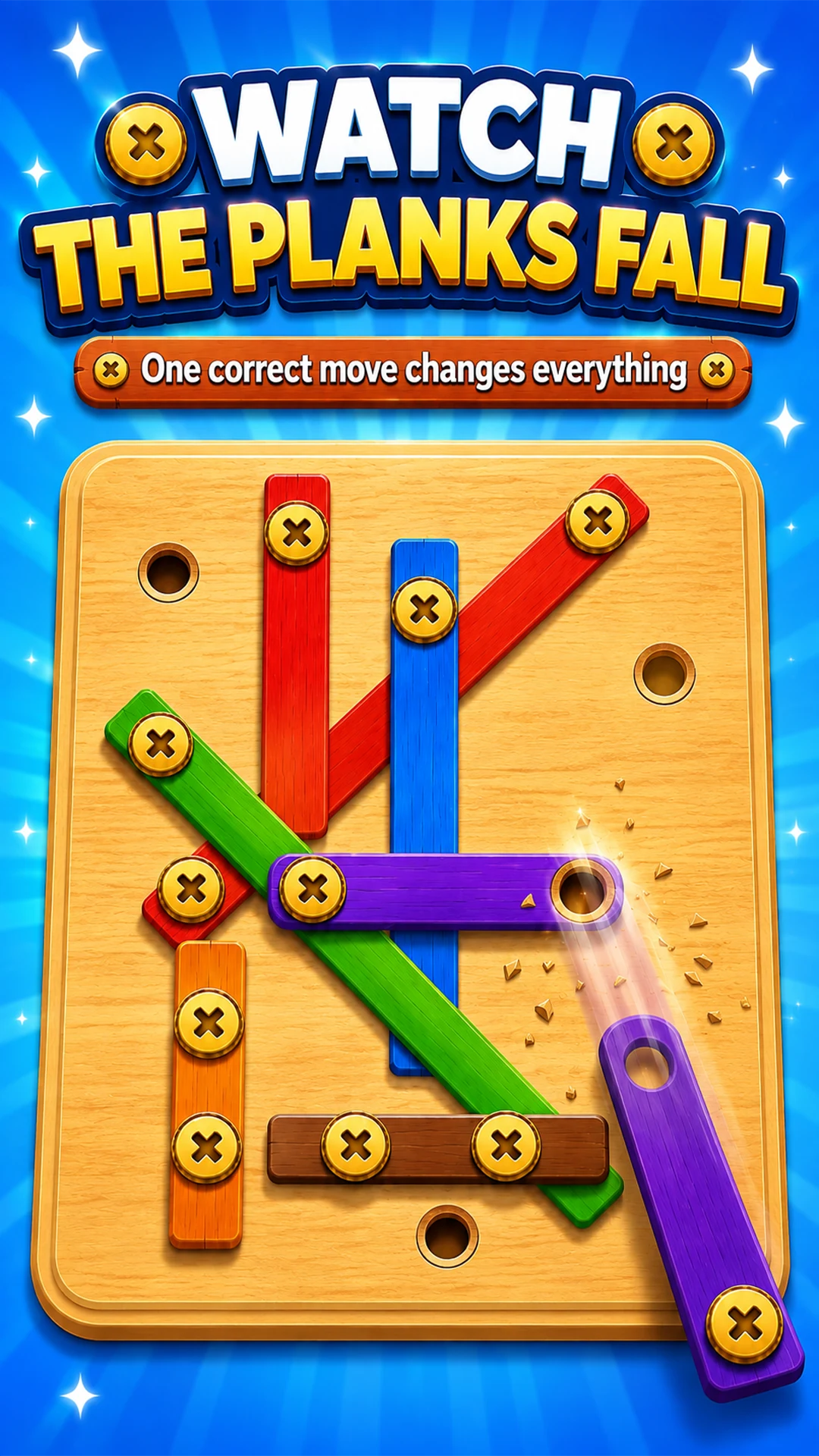 Screw & Bolts: Wood Puzzle screenshot